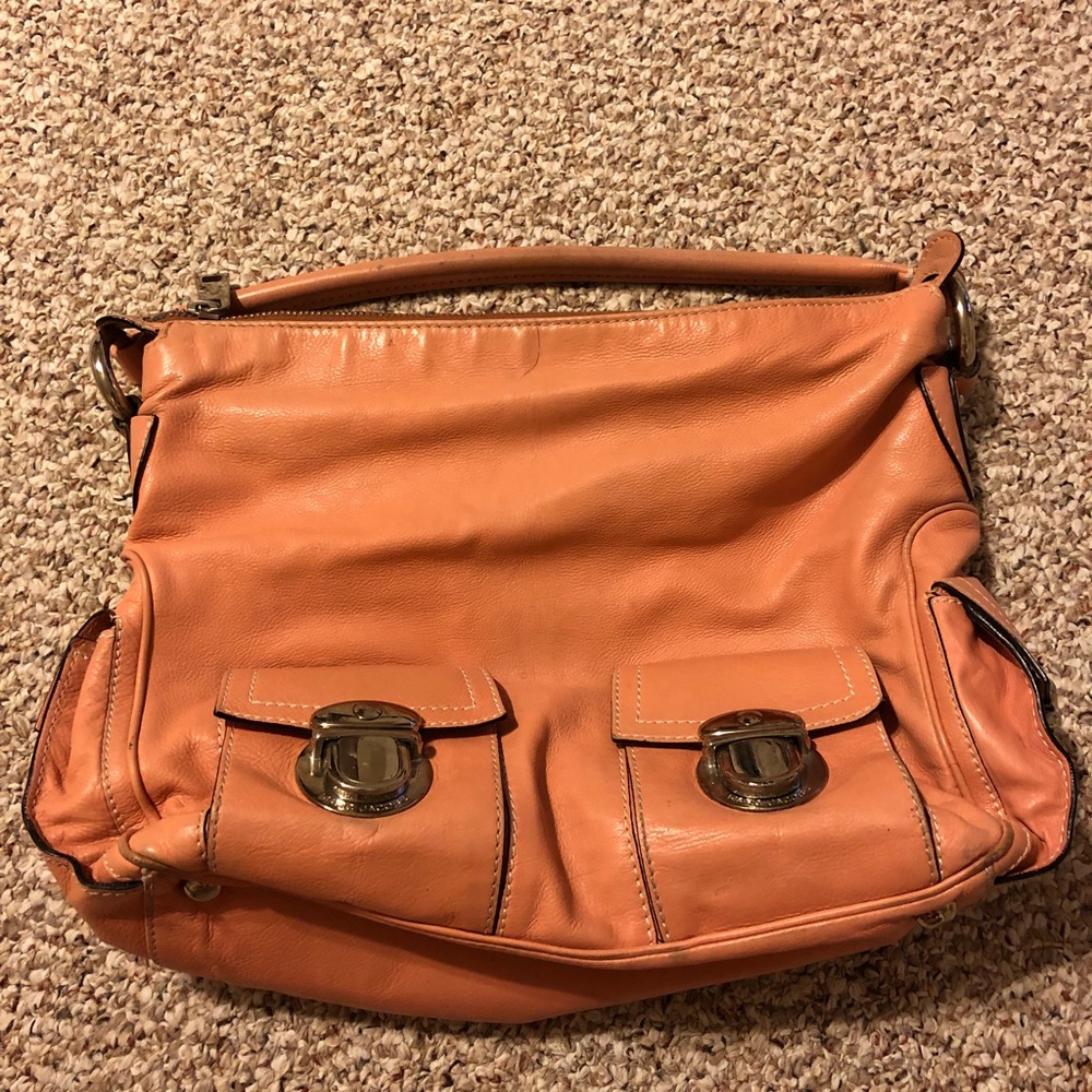 Salmon colored with silver hardware Marc Jacobs